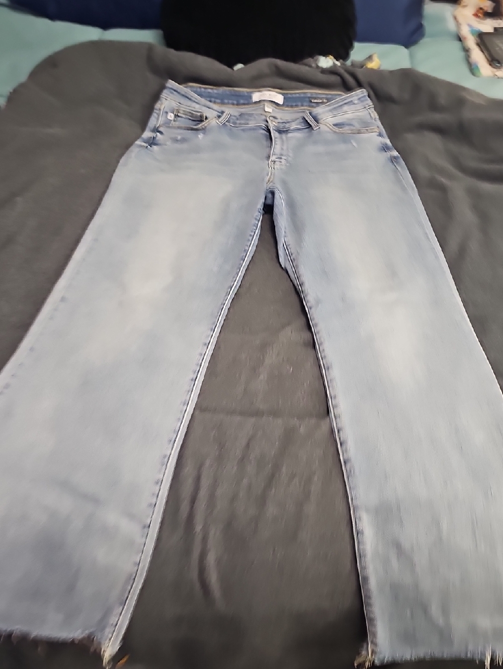 Judy Blue Light Wash Flare Jeans - Light Blue